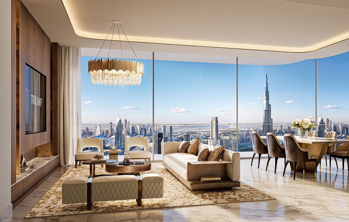 Residences Dubai luxury apartments in Trade Center with Burj Khalifa views