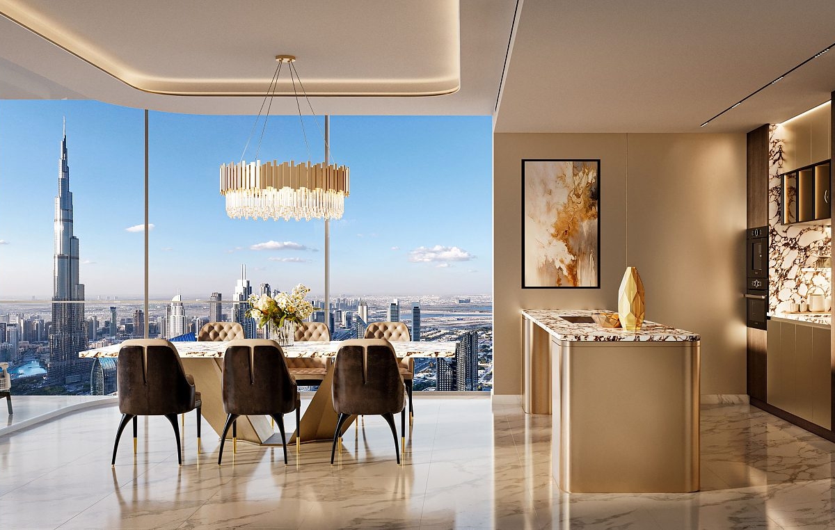 Residences Dubai luxury apartments in Trade Center with Burj Khalifa views