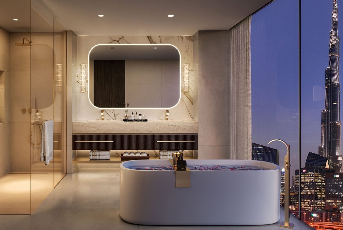 Residences Dubai luxury apartments in Trade Center with Burj Khalifa views