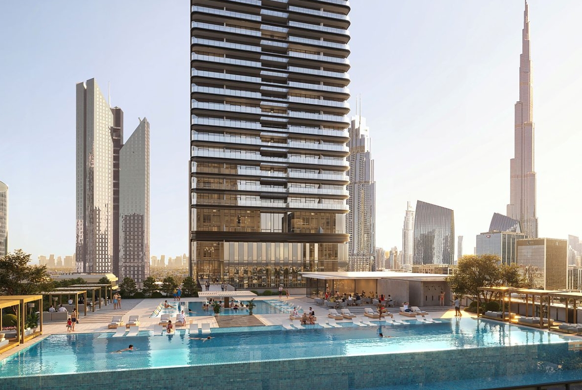 Residences Dubai luxury apartments in Trade Center with Burj Khalifa views
