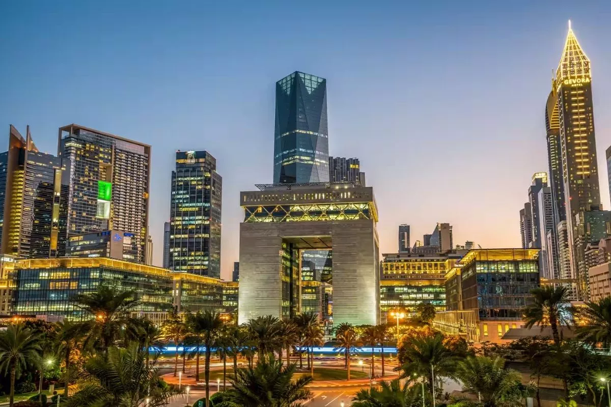 DIFC district in Dubai as the new global bridge for East-West capital flow.