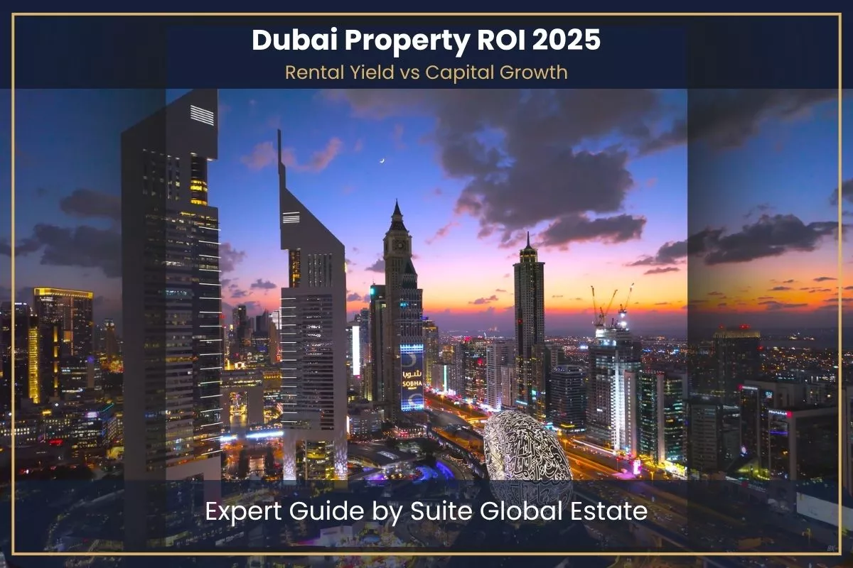 Dubai skyline night view social media preview for ROI 2025 guide